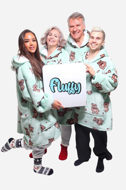 Fluffy Bleu Cyan - FAMILLE