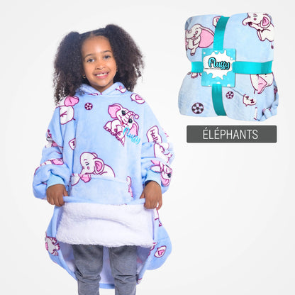 Fluffy Bleu Cyan - FAMILLE