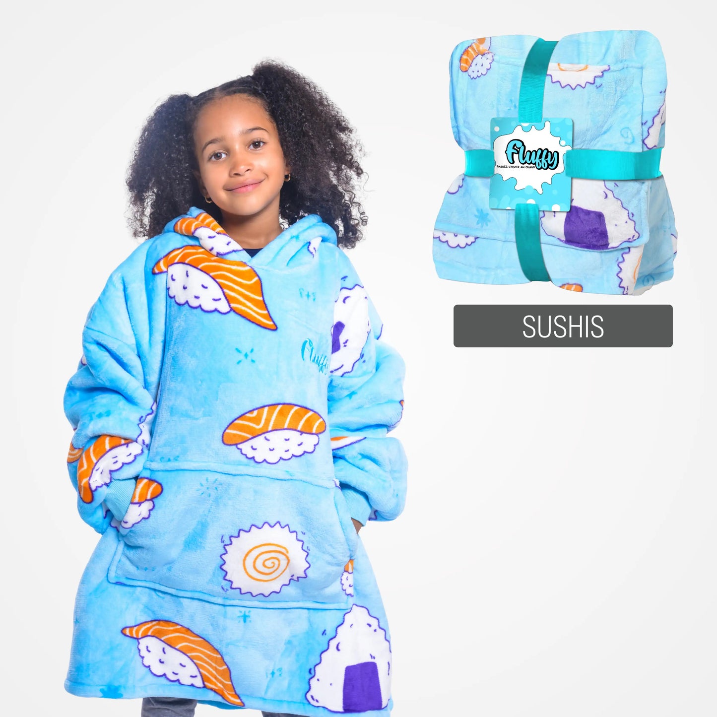 Fluffy Bleu Nuit - DUO