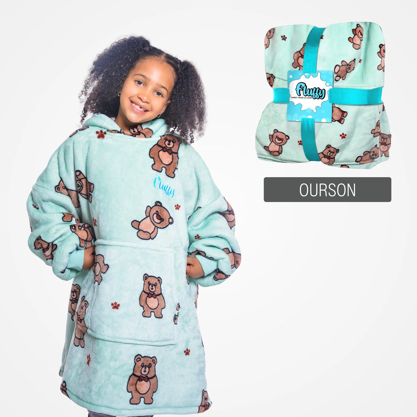 Fluffy Bleu Nuit - DUO