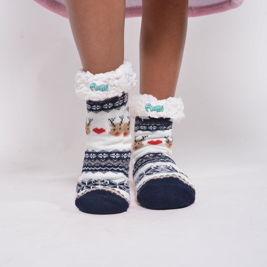 Copy WideBundle of Chaussettes Pilou-Pilou Bleues